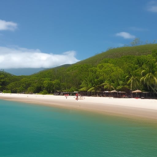 Go to Trinity Beach with Port Douglas to Cairns city shuttle transfer services by Premier Shuttles & Tours based in Queensland