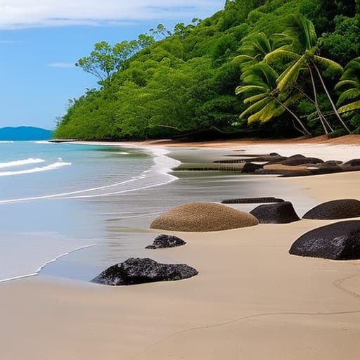How to visit Holloway Beach with cairns airport port douglas shuttle service by Premier Shuttles and Tours in Queensland Australia